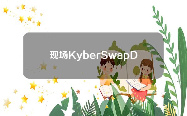 现场KyberSwapDAO和KNC代币经济学战略主管：DEX是一种更好的加密货币交易方式