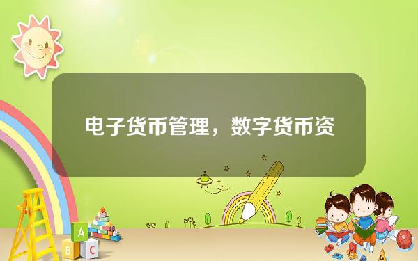 电子货币管理，数字货币资产管理