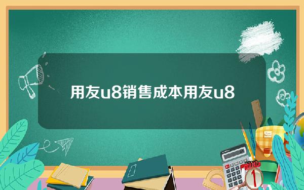 用友u8销售成本(用友u8销售成本一览表没东西)