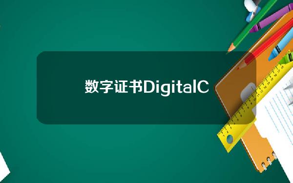 数字证书DigitalCertificate