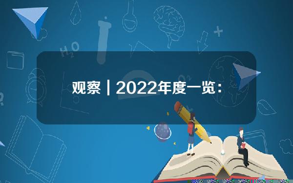 观察｜2022年度一览：深析NFT巨鲸动向